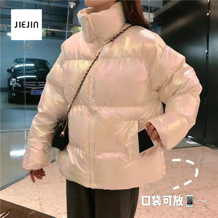 Зимнее пальто женское белое 2020 модная зимняя куртка женская хлопковая стеганая