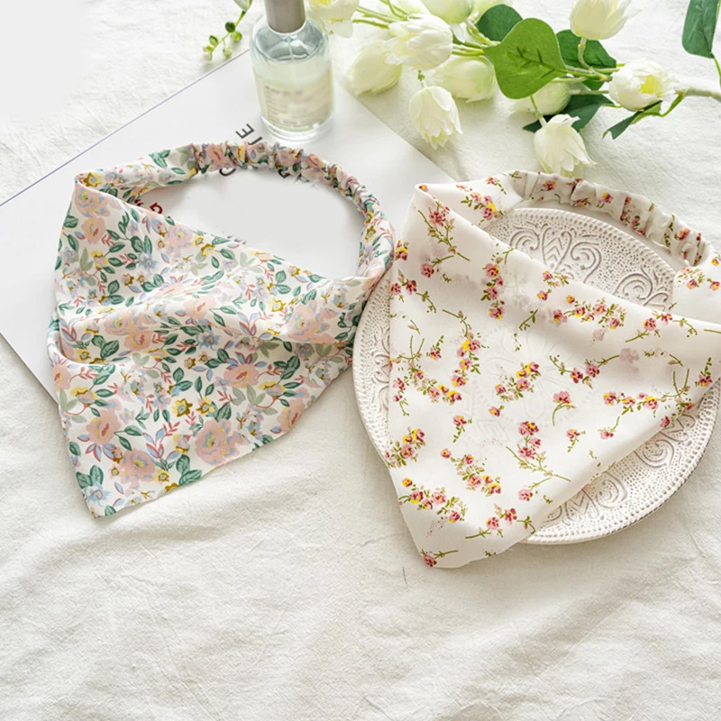 

New Fashion Bohemian Women Headbands Head scarf Print Flower Bandanas Headwear Head Wrap Elastic Hairbands Hair accessories