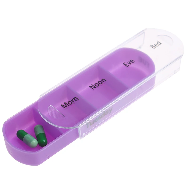 

28 Squares Weekly 7 Days Tablet Pill Box Holder Medicine Storage Organizer Container Case Wallet Medicine Box Travel Case