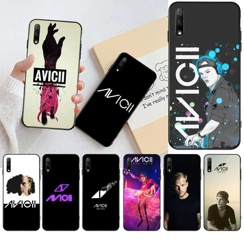 Черный чехол для телефона Avicii DJ Tim Bergling корпус Huawei Honor 30 20 10 9 8 8x 8c v30 Lite view pro |