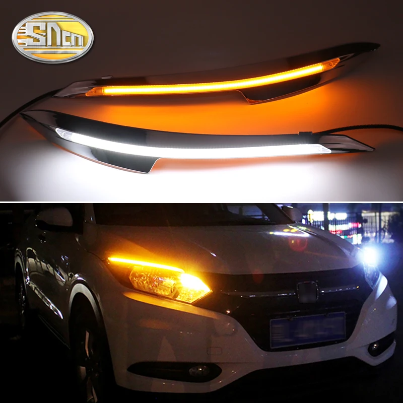 Автомобильный головной светильник бровей украшения желтый указатель поворота