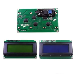 LCD2004+I2C 2004 20x4 2004A Green Blue Screen HD44780 Character LCD /W IIC/I2C Serial Interface Adapter Module For Arduino