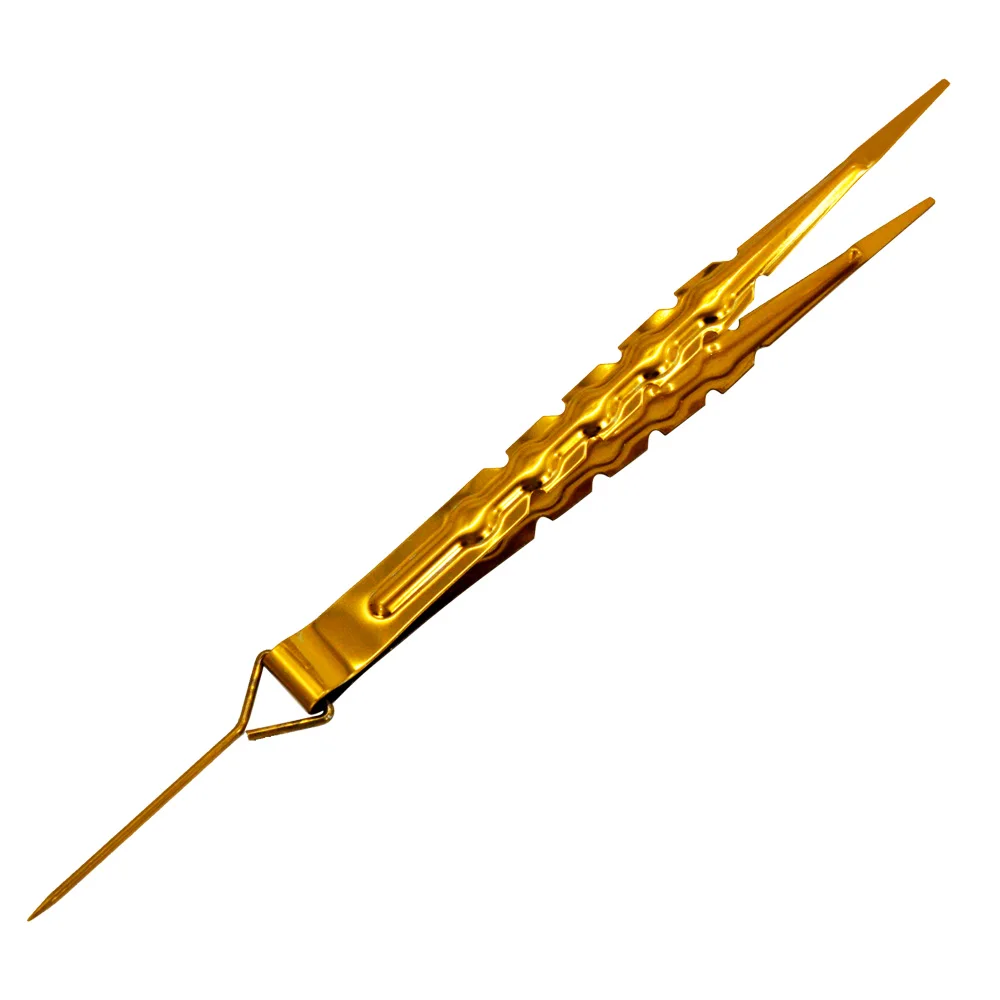 Металлический длинный уголь для кальяна щипцы зажимы угля фиксирующие 218 мм из