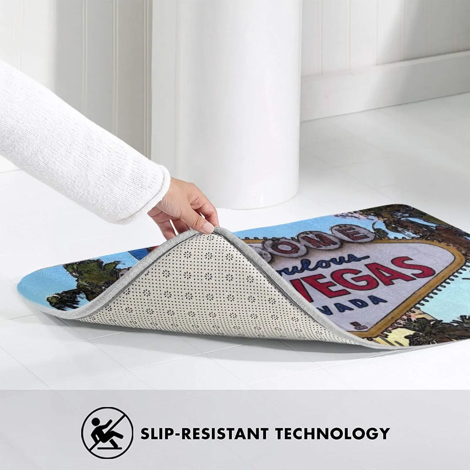 Детский коврик Лас-Вегас ковер Противоскользящий для входной двери в спальню США