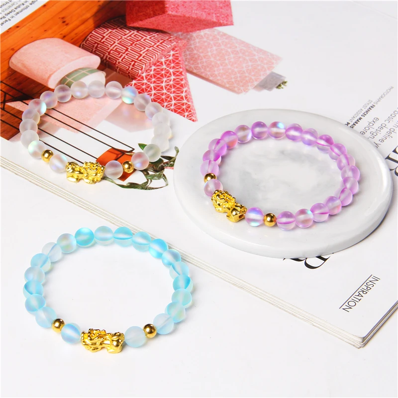 Новый браслет Pixiu талисман на удачу в китайском стиле фэн-шуй Пи Яо богатство