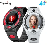 4g smart video call watch kids student man heart rate blood pressure monitor gps trace locate camera sos call phone smartwatch