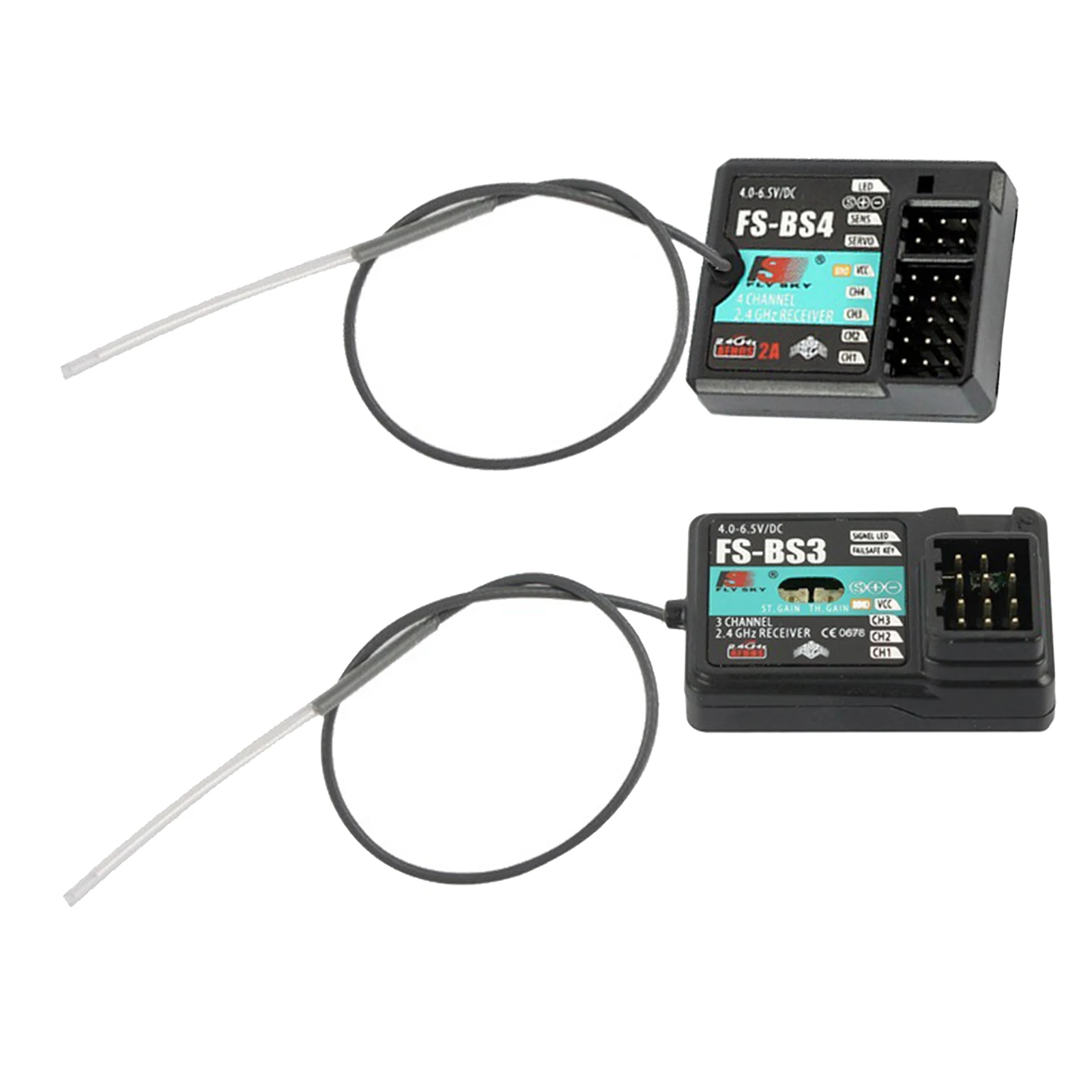 

Remote Control Receiver with Gyro Radio Frequency Range 2.405-2.475GHz Durable Practical