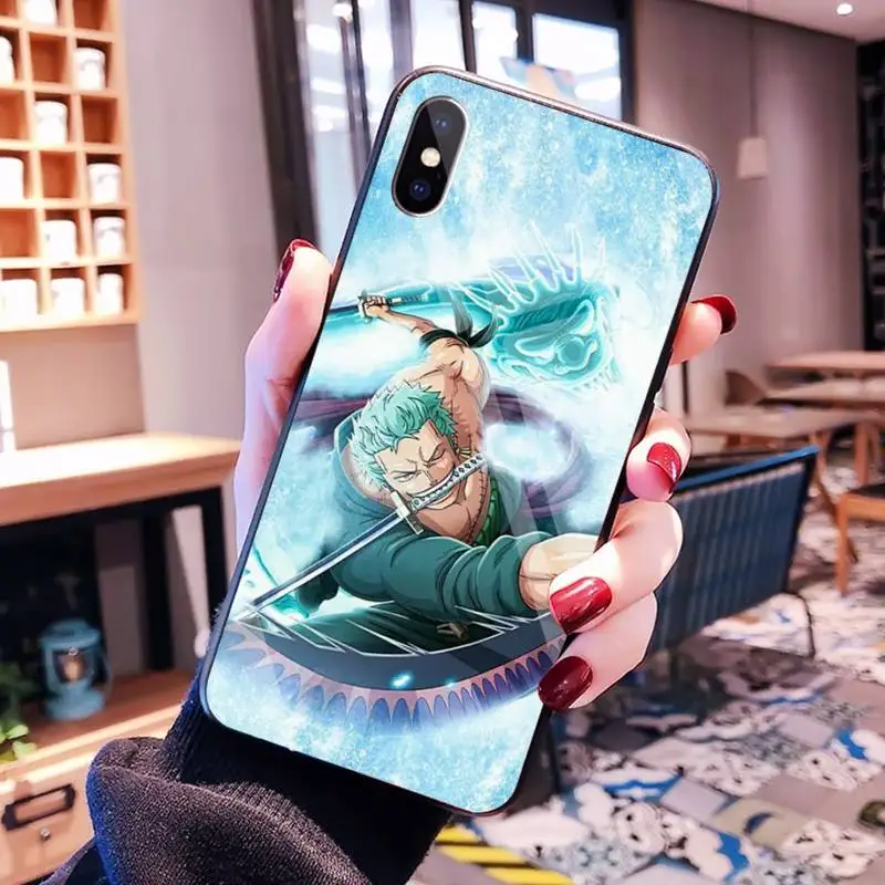 

One Piece Luffy Modern Style Cover Shell Phone Case Tempered Glass Phone Case For iPhone 11 Pro XR XS MAX 8 X 7 6S 6 Plus