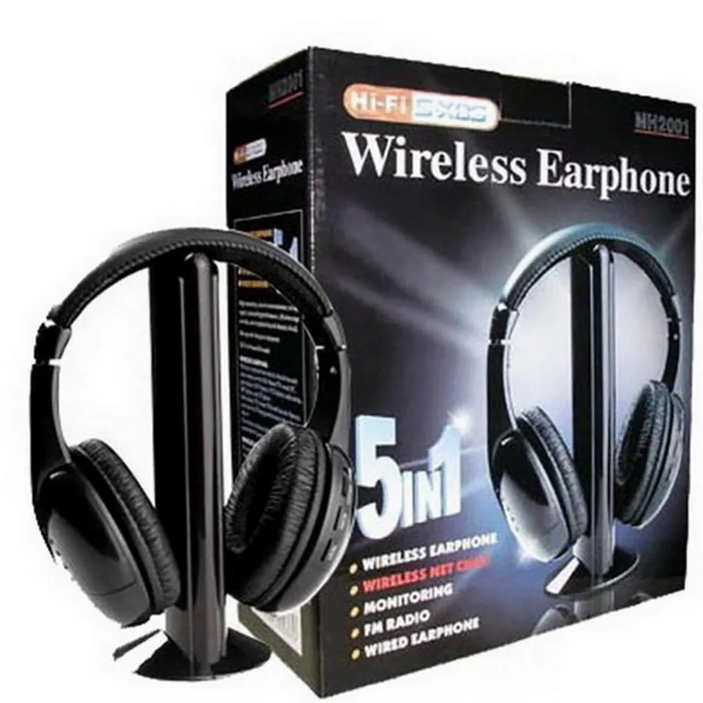 Беспроводные наушники 5 в 1 Hi-Fi гарнитура для геймеров игровые стереонаушники с