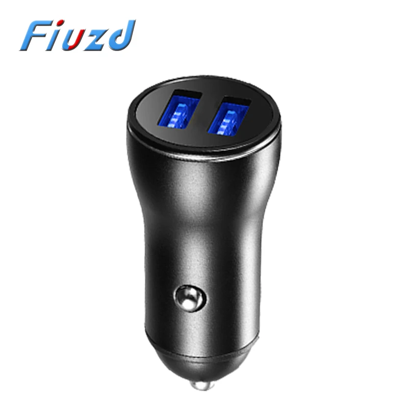Fiuzd Металл Мини 3.1A автомобильное usb-устройство для зарядки телефона для aukey адаптер зарядное устройство для baseus быстрое зарядное устройство для телефона для ugreen для iphone