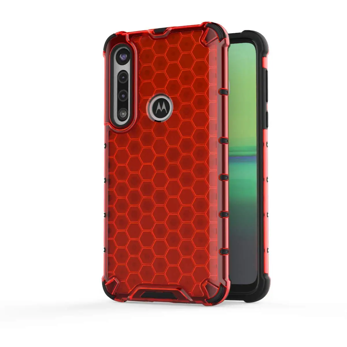 Чехол для Motorola Moto One Macro Силиконовый противоударный усиленный жесткий защитный