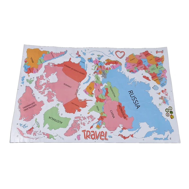 Карта мира съемные наклейки на стену художественная надпись наклейка домашний
