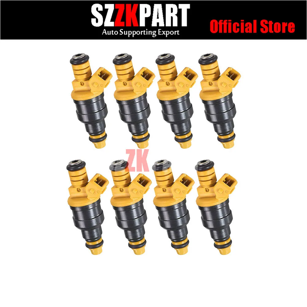 

8pcs 0280150718 0280150943 Fuel Injector For Ford F150 F250 F350 E150 E350 4.6 5.0 5.4 5.8L Ford Mustang 1996-2004 Expedition