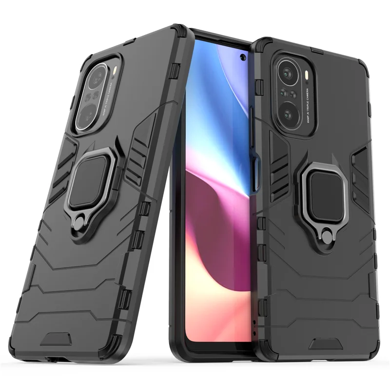 Чехол для Xiaomi Redmi K40 Pro Plus автомобильный магнитный держатель защитный чехол с
