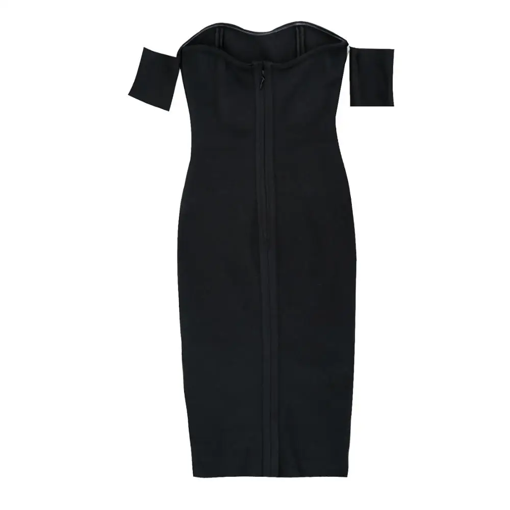 Новое поступление 2020 черные сетчатые бандажные платья женское вечернее Клубное