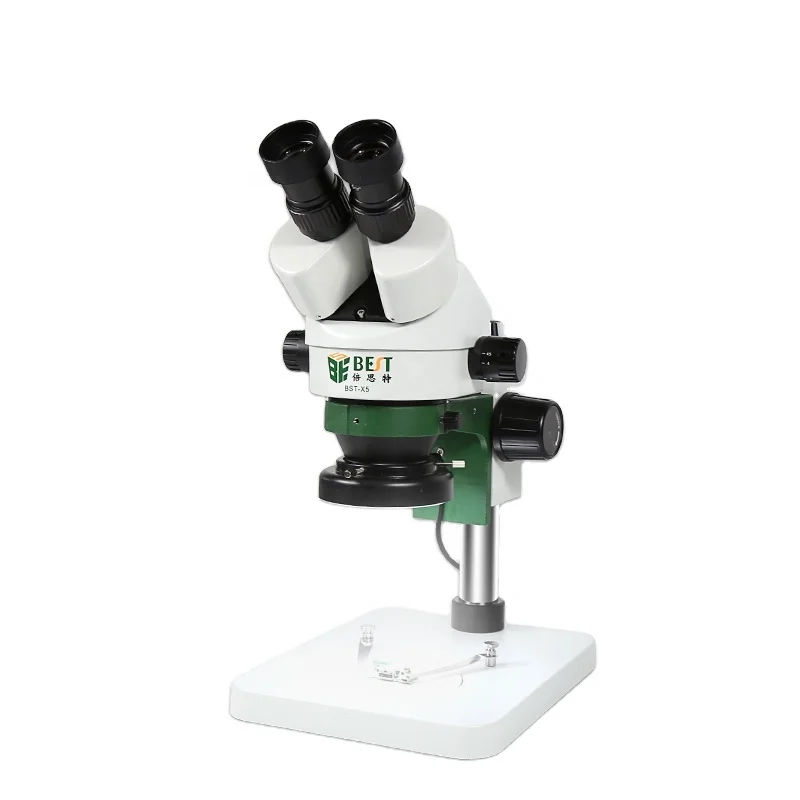 

BEST Binocular Stereo Microscope 10X/20X Above LED Lights PCB Solder Tool Mobile Phone Repair Mineral Watching Microscopio
