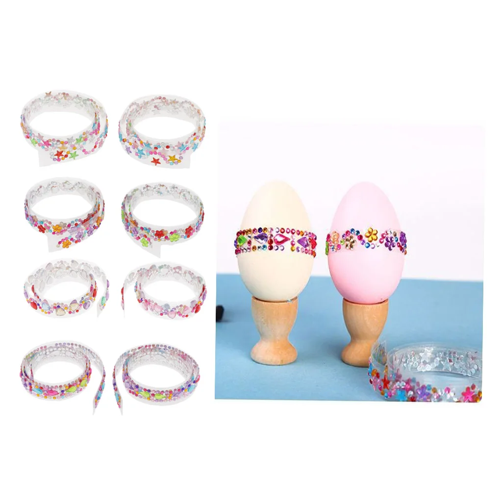 

2Roll Diamond Stickers Rhinestone Stick On Crystal Self Adhesive Gem Decoration