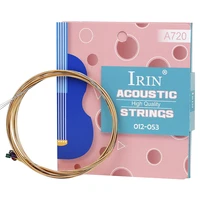 superior quality 6pcsset universal acoustic guitar string brass hexagonal steel core strings for musical instrument guitar part