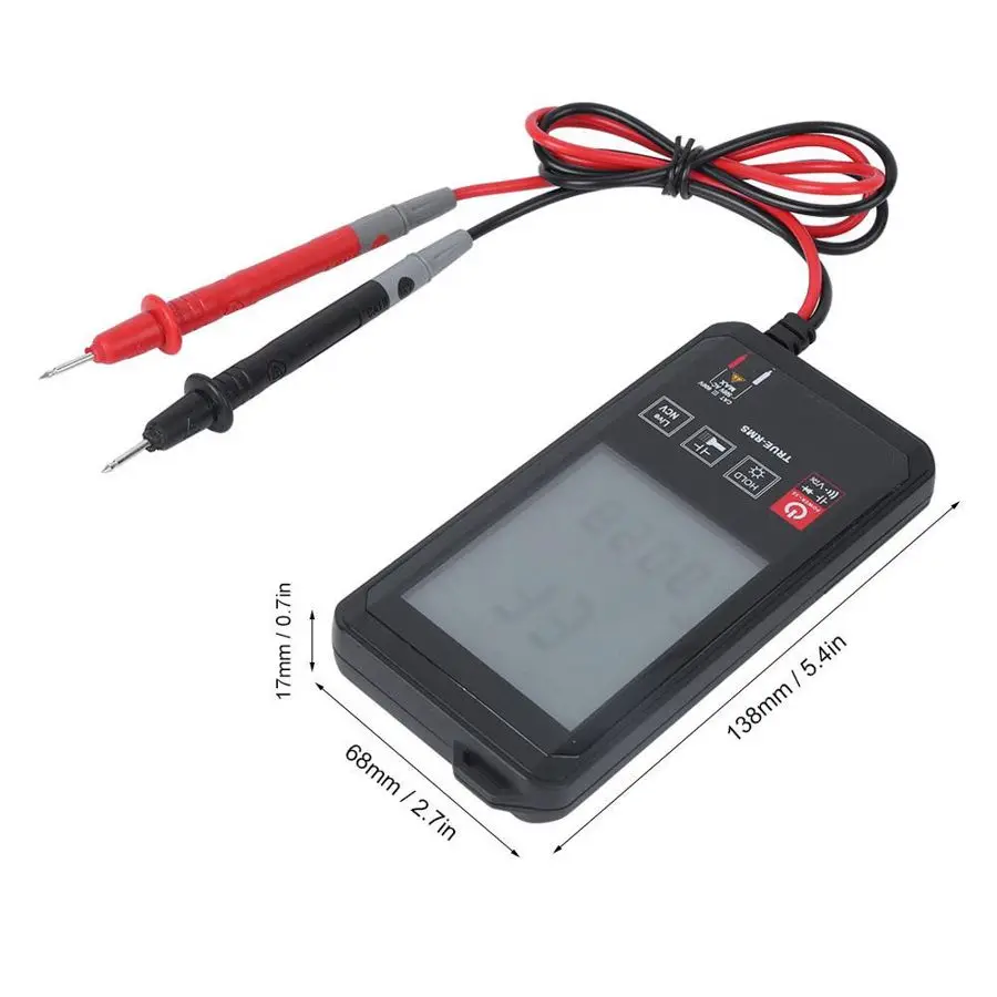 KM-DM06A интеллигентая (ый) Цифровой мультиметр 6000 отсчетов Multimetro с Тесты привести