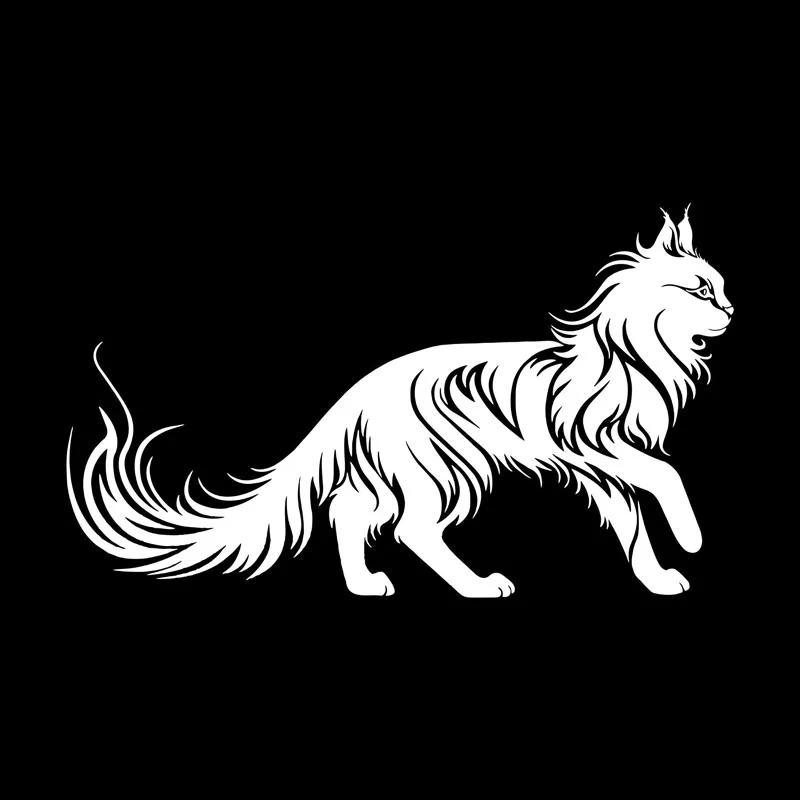 

Personality Car Stickers Nice Cool Cat Decoration Car Bumper Vinyl Decal Accessories Motorcycle PVC 18cm X 10cm