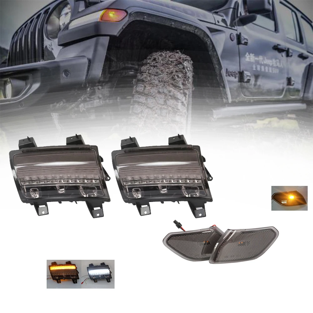 Светодиодный Поворотники боковые предупреждение светильник светодиодные