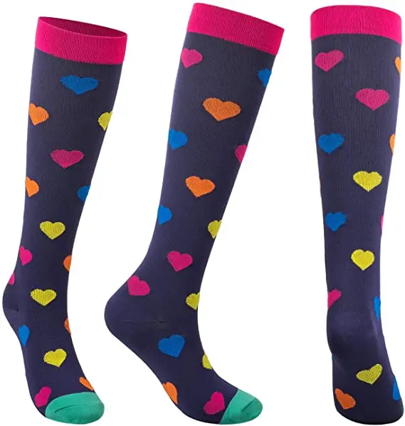 

Men Women Socks Compression Stockings Running Basketball Football Socks Fit For Sports Nylon Anti-swelling Gym Socks