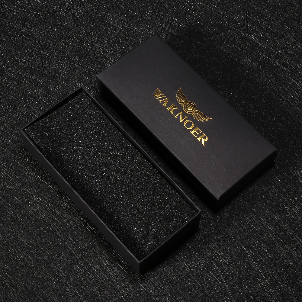 WAKNOER деловые повседневные Брендовые мужские кварцевые часы светящиеся