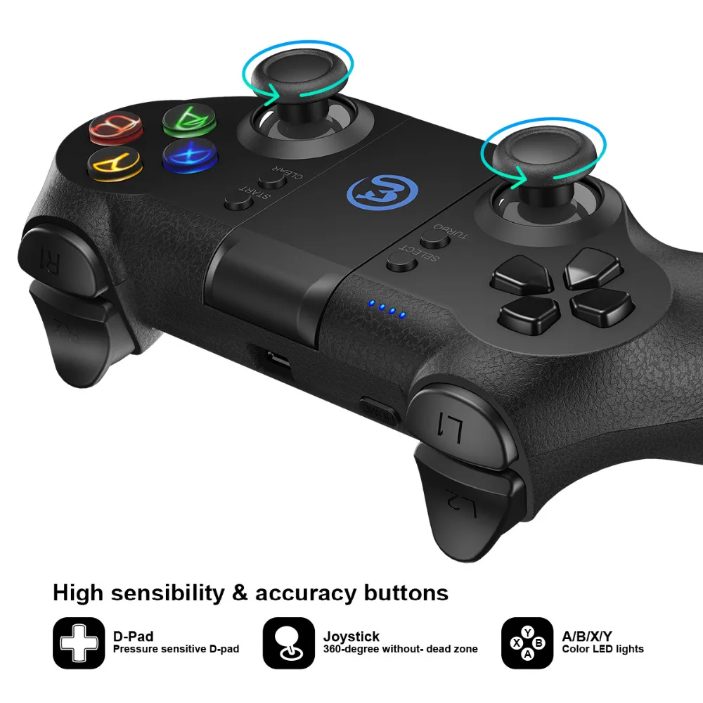 Беспроводной игровой контроллер Bluetooth 2 4 0 ГГц геймпад джойстик держатель для
