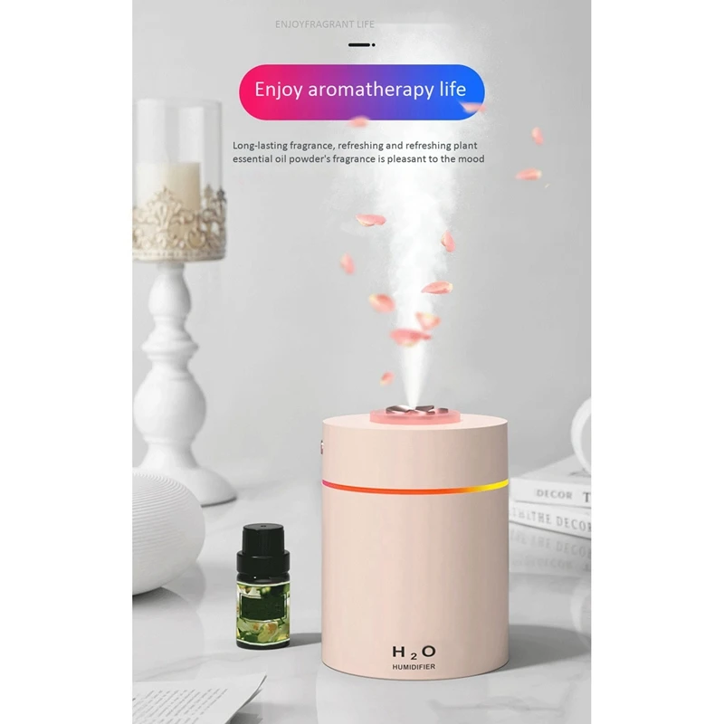 

MJM-01Y 240ML Humidifier Office Table Ultrasonic USB Aroma Air Diffuser Soothing Light Aromatherapy Humidificador