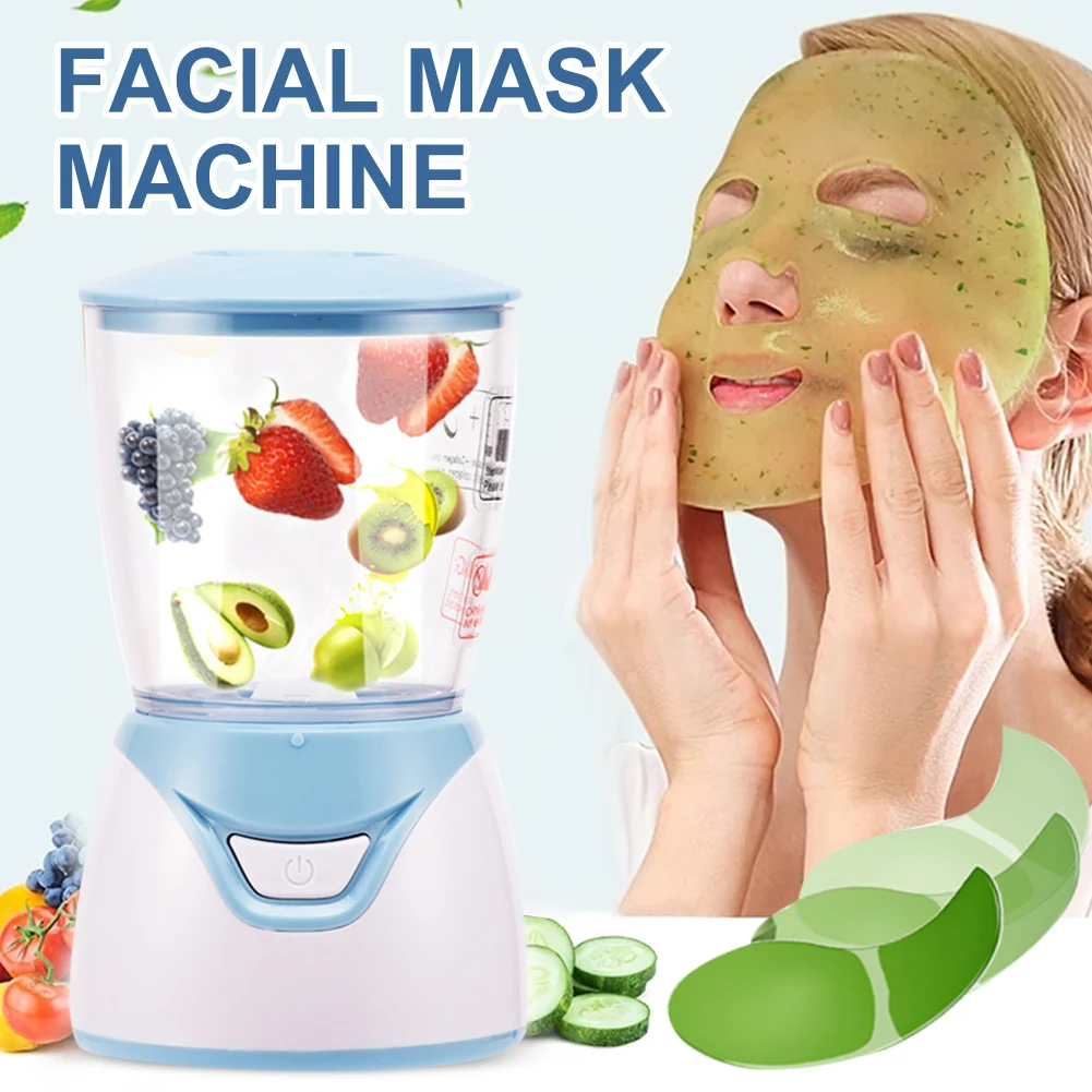 Facial Mask Making Machine Home DIY Mask Maker with Collagen Tablets Natural Fruit Vegetable Mask Making Tool Facial SPA Machine