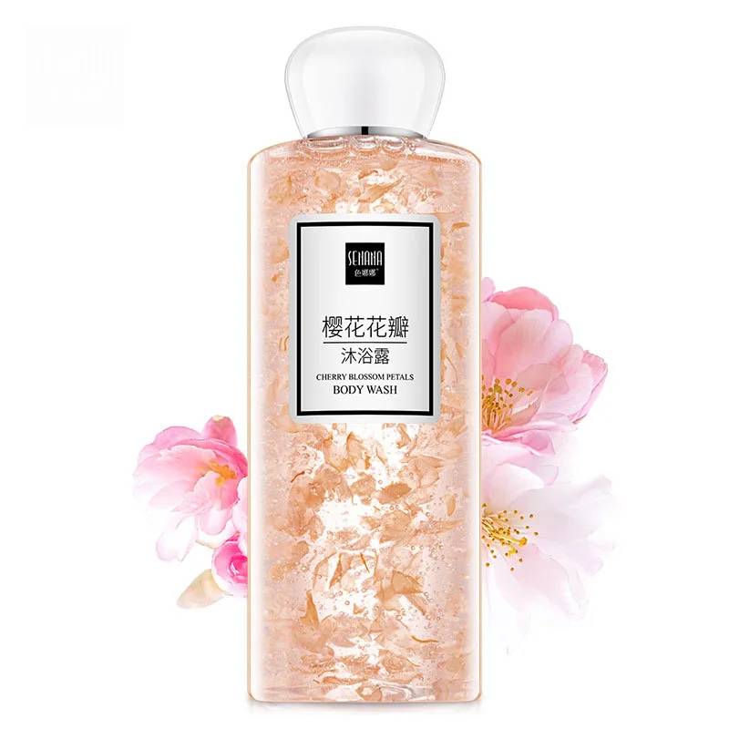 

Shower Gel 250ml Female Body Wash Lotion Bath Cherry Blossom Essence Male Skin Care Whitening Moisturizing Nourishing Fragrant M