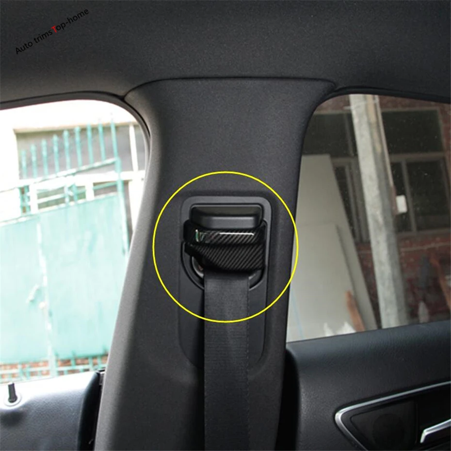 Yimaautoпланки Авто безопасности ремень украшения крышка отделка комплект подходит для Mercedes-Benz Vito W447- матовый из углеродного волокна ABS