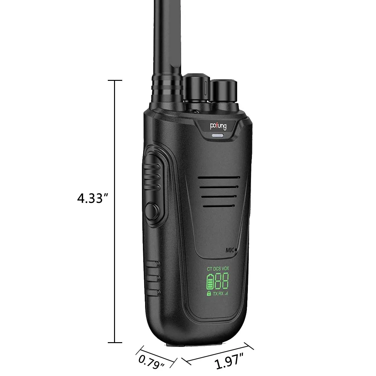 2PCS Baofeng BF-T11 Pofung Walkie Talkie Portable FRS License Free Ham Two Way Radios462-467MHz Mini Small USB Charger For Adult
