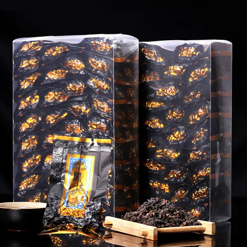 T&eacute; tostado de hojas sueltas, Oolong negro, bueno para peso, suelto, 250g, para salud, elimina el aceite, adelgazante, 250g/una caja-0