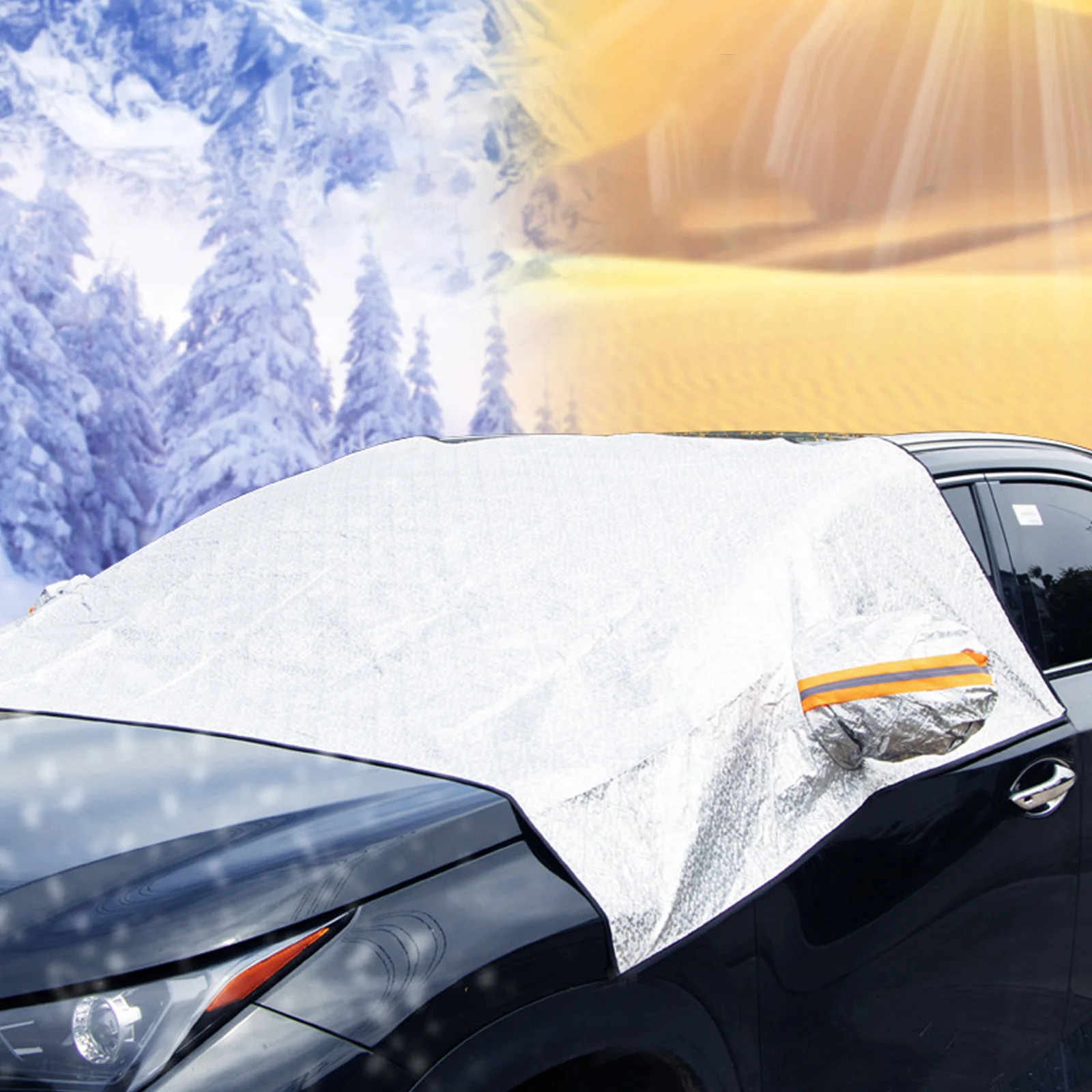 Car Snow Cover Windshield Sunshade Outdoor Waterproof Anti Ice Frost Auto Protector Winter Automobiles Exterior | Автомобили и