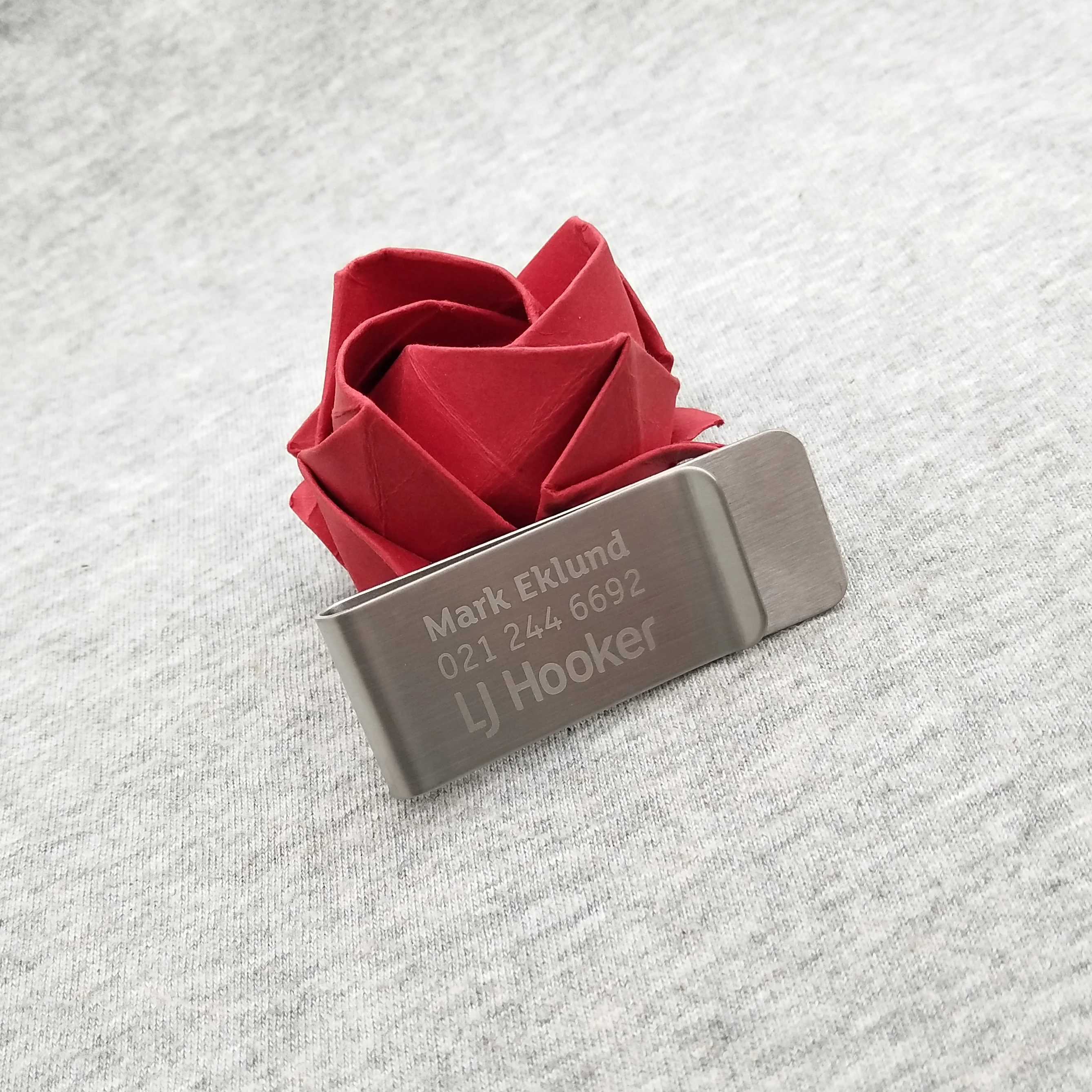 Серебряная и Золотая валюта $ зажим под заказ с логотипом вашей компании 20 шт.