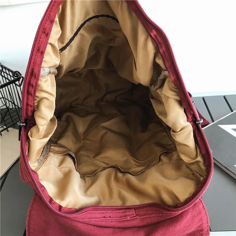 

Women's Backpack Canvas Bag Women School Laptop Bags For Woman 2020 Mochilas Backpacks Branded Travel Handbag Female