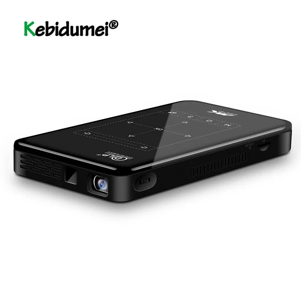 Портативный DLP мини проектор P09II Android 9 0 2 4G 5G Wi Fi Bluetooth 4K HD домашний кинотеатр