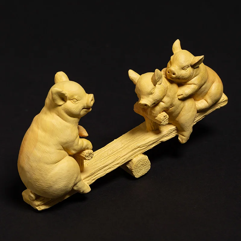 Три маленькие свинки играющие в море искусственные поделки креативные домашние