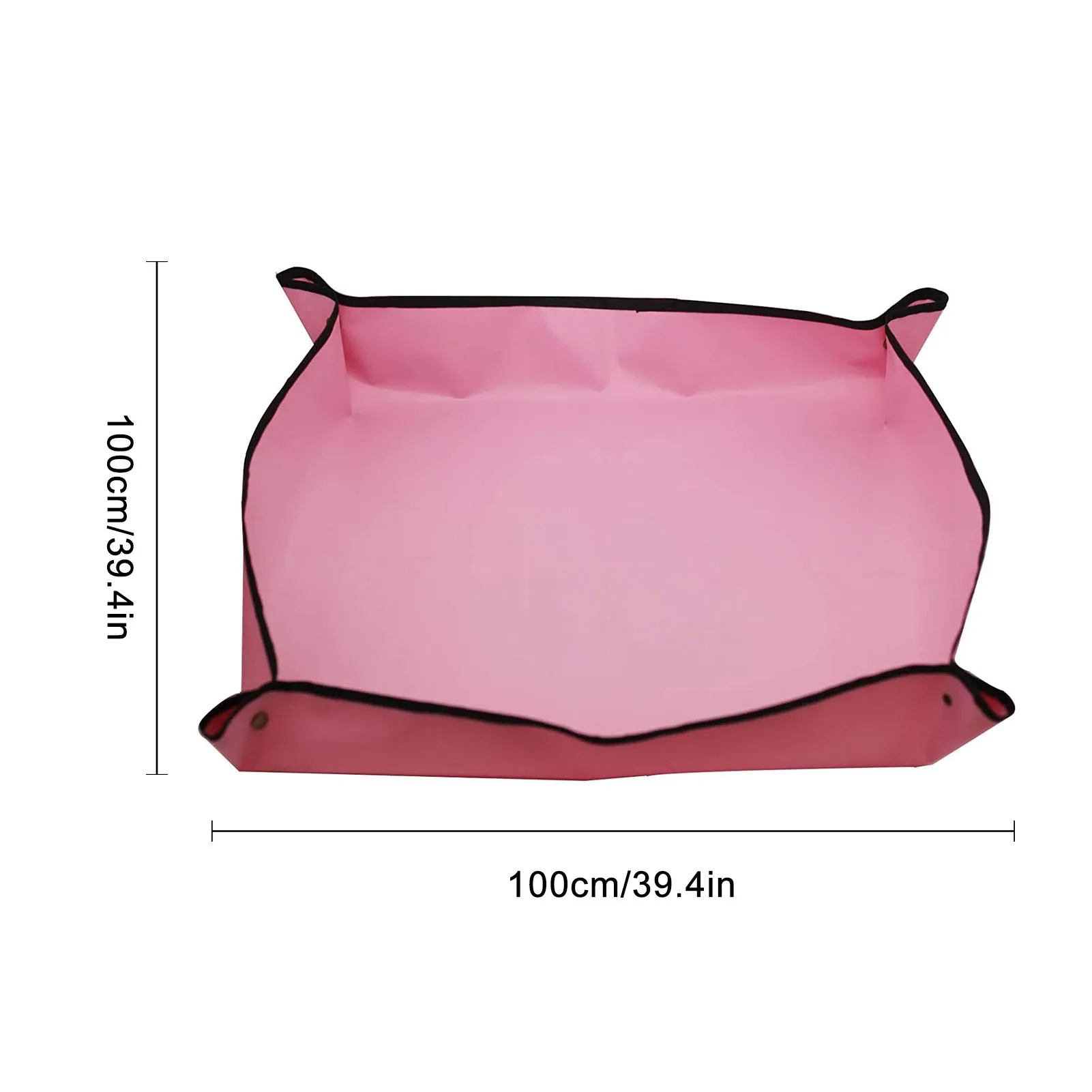 

100x100cm Planting Mat Gardening Potting Mat Waterproof Reusable Flower Gardening Folding Transplanting Tarp Pad