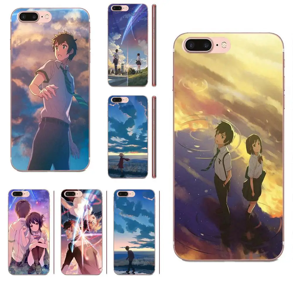 Японское аниме ваше имя девочка и мальчик стиль специально для Huawei Mate 9 10 20 P P8 P9 P10