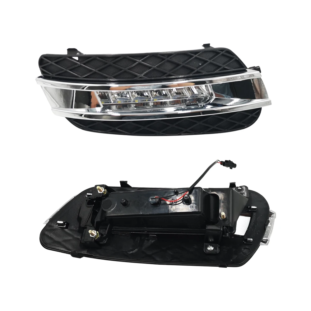 Автомобильные мигающие DRL для Mercedes Benz ML350 W164 ML280 ML300 ML320 2006 2007 2008 2009 дневные ходовые
