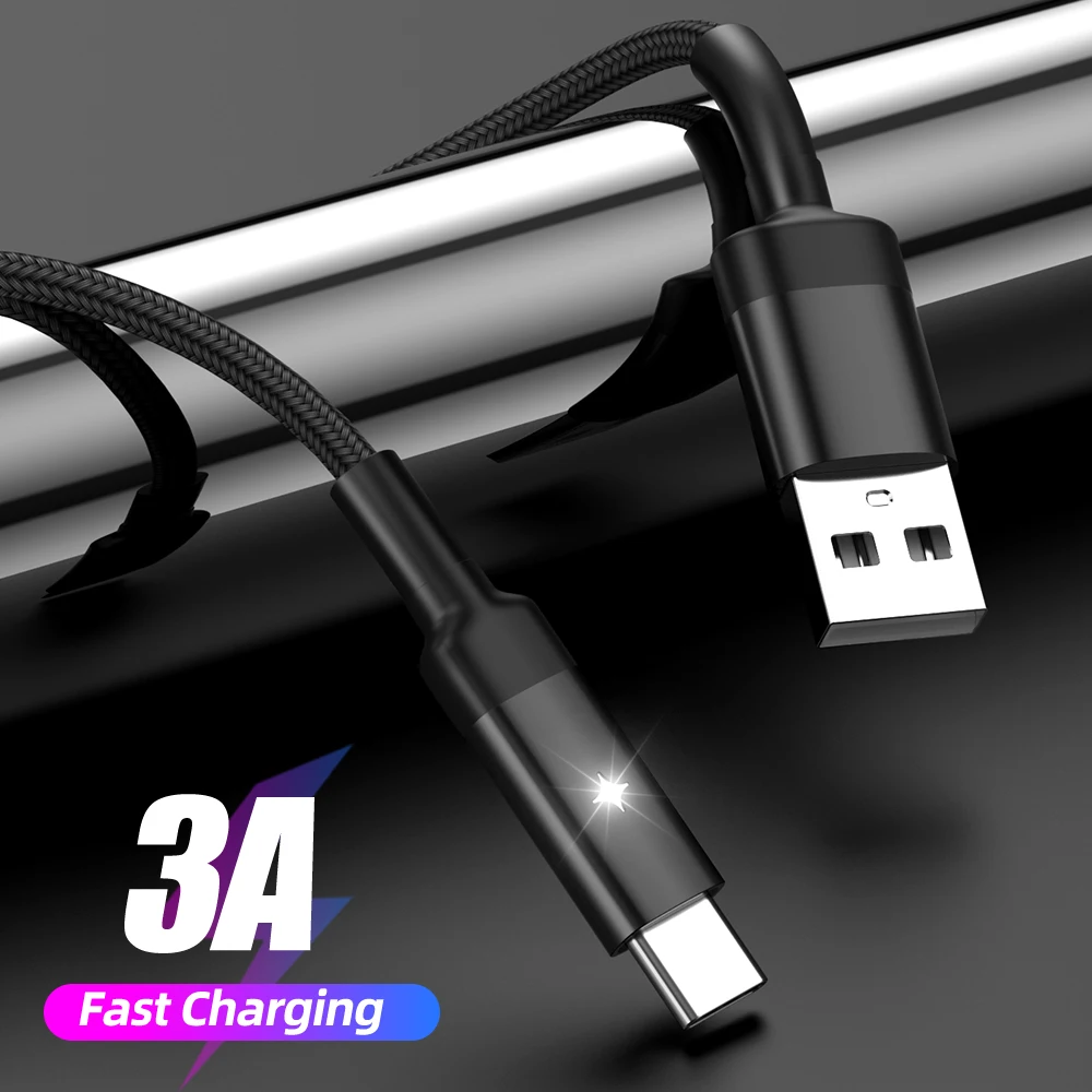 USB кабель Micro для быстрой зарядки Samusng Huawei Type C зарядное устройство адаптер Oneplus 6T 3A