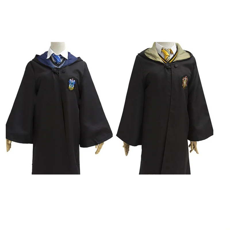 Карнавальный костюм Поттер халат плащ с галстуком шарф Ravenclaw Гриффиндор Hufflepuff Слизерин Поттер Костюм
