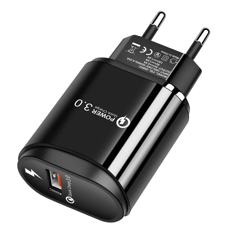 

EU/US Plug USB Charger Quick Charge 3.0 For Phone Adapter For Huawei Mate 30 Tablet Portable Wall Mobile Charger Fast Charger