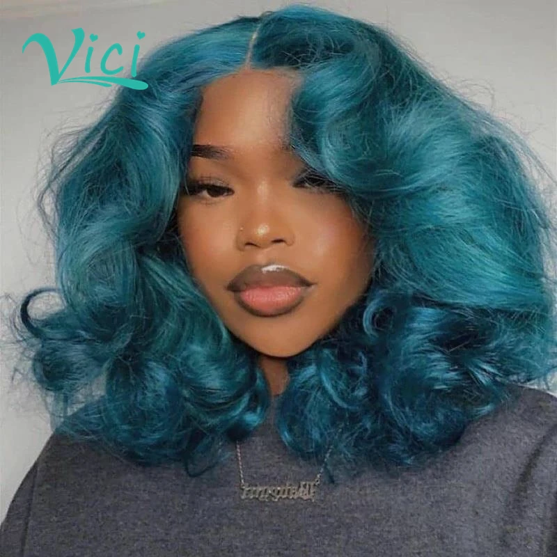 Королевский синий бордовый цвет HD прозрачный 613 парик на сетке спереди вьющиеся