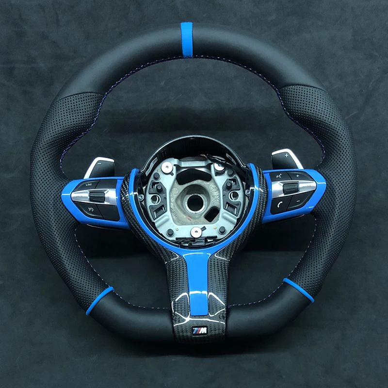 Цена Накладка на руль для BMW M4 M2 M3 F87 F80 F82 M6 F06 F12 F13 X5M F85 X6M F86 ABS + накладка на руль из углеродного волокна
