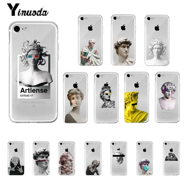 

Alternative statue David art Phone Case for iPhone 13 SE 2020 11 pro XS MAX 8 7 6 6S Plus X 5 5S SE XR cover