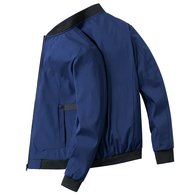 

Autumn Mens Jackets And Coats Solid Baseball Bomber Jackets For Man Casual Zipper Overcoat Windbreak Jacket Men Big Size M-5XL