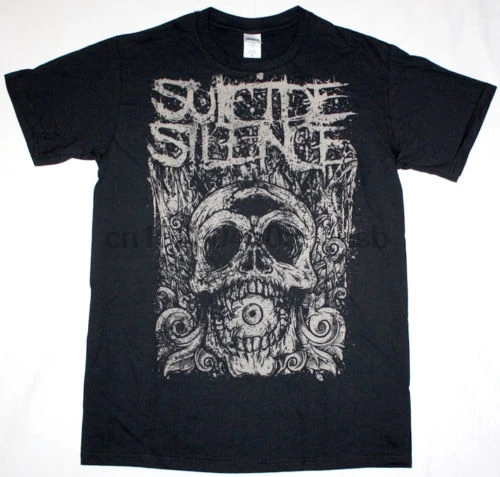 Новая Черная футболка с изображением самоубийц беззвучности циклопс смерти